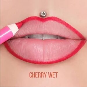 NEW JEFFREE STAR VELOUR LIP LINER in CHERRY WET Red Pink New in Box JSC Makeup